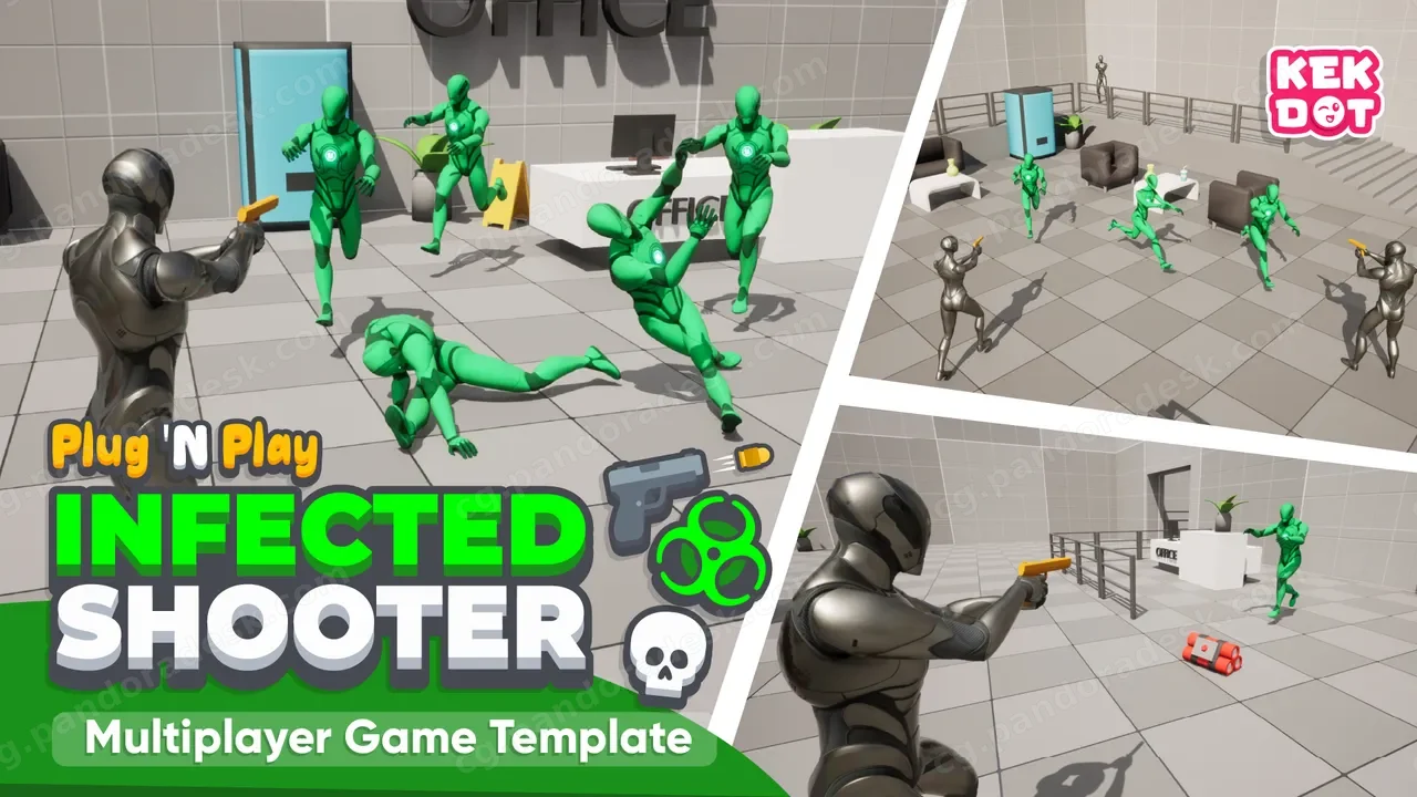 多人丧尸射击游戏模板 Infected - Multiplayer Zombie Survival