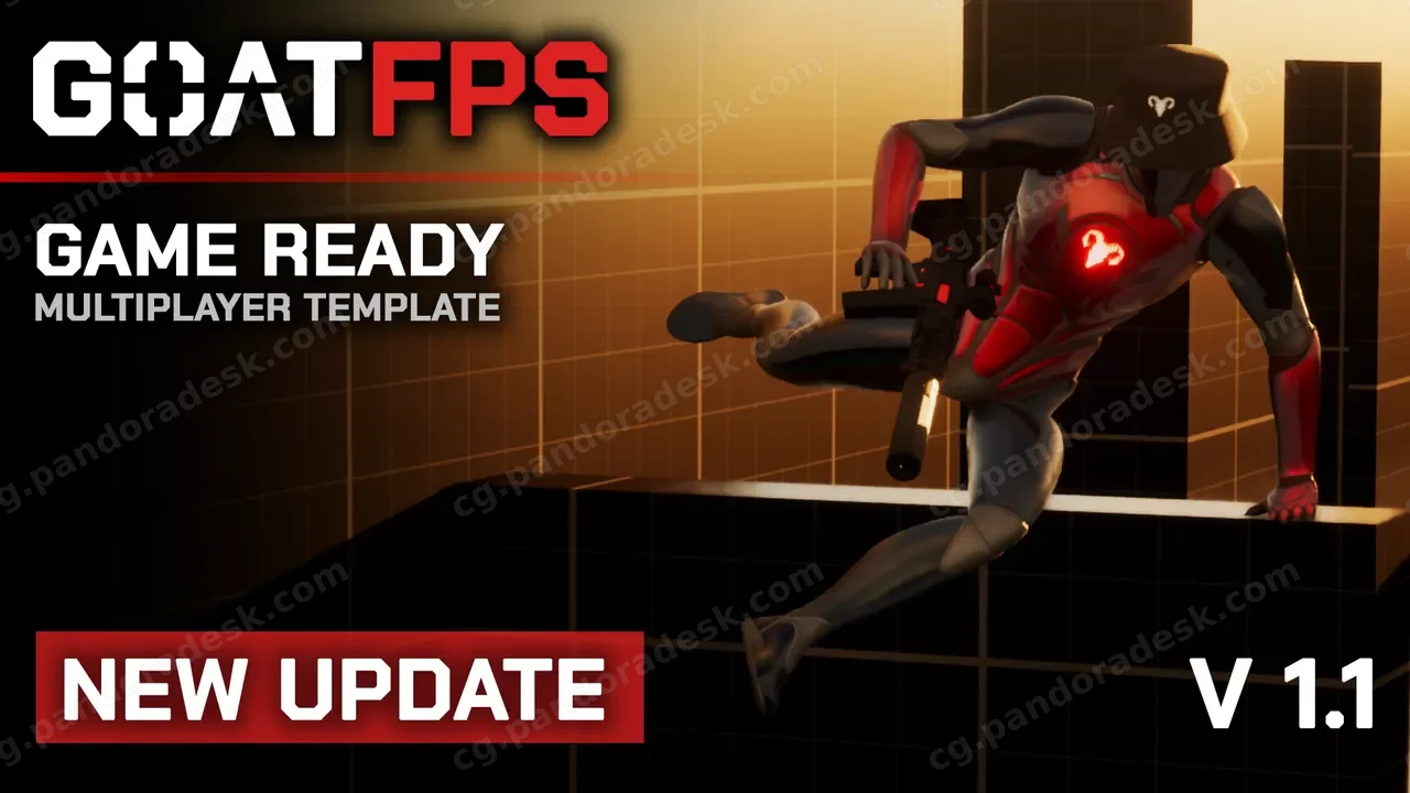 GOAT 第一人称射击多人游戏就绪模板 GOAT FPS Multiplayer GAME READY Template
