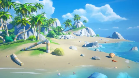 风格化的岛屿 |沿海自然环境 - Stylized Island | Coastal Nature Environment