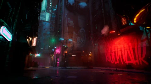 赛博朋克街区-CYBERPUNK STREET