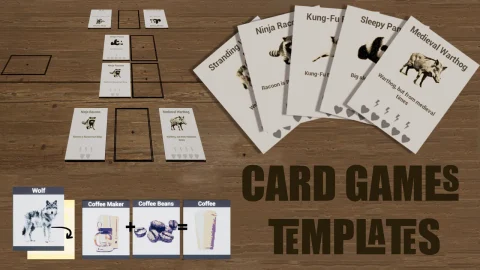 纸牌游戏模板 - Card Games Templates