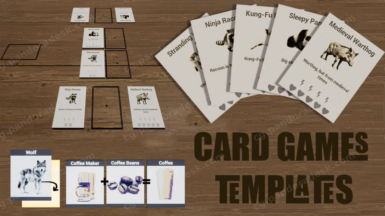 纸牌游戏模板 - Card Games Templates