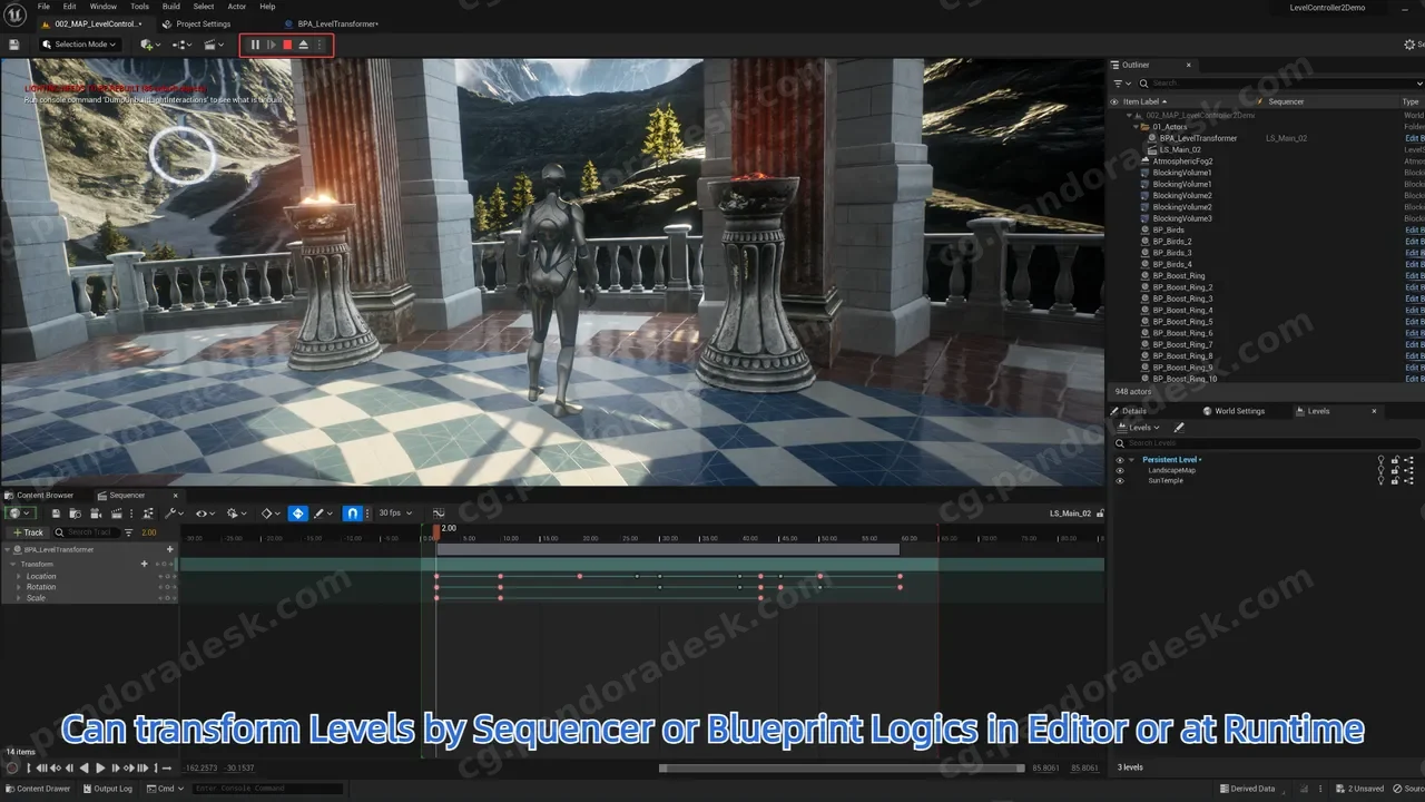 运行时实时变换关卡 - LevelController2 (Transform Levels At Runtime In Realtime)