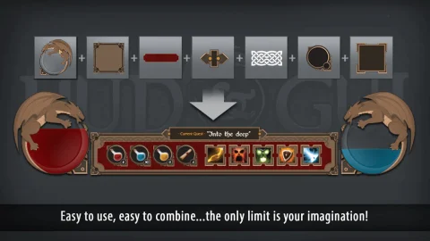 中世纪GUI艺术素材包 - HUD and GUI Medieval Art Bundle