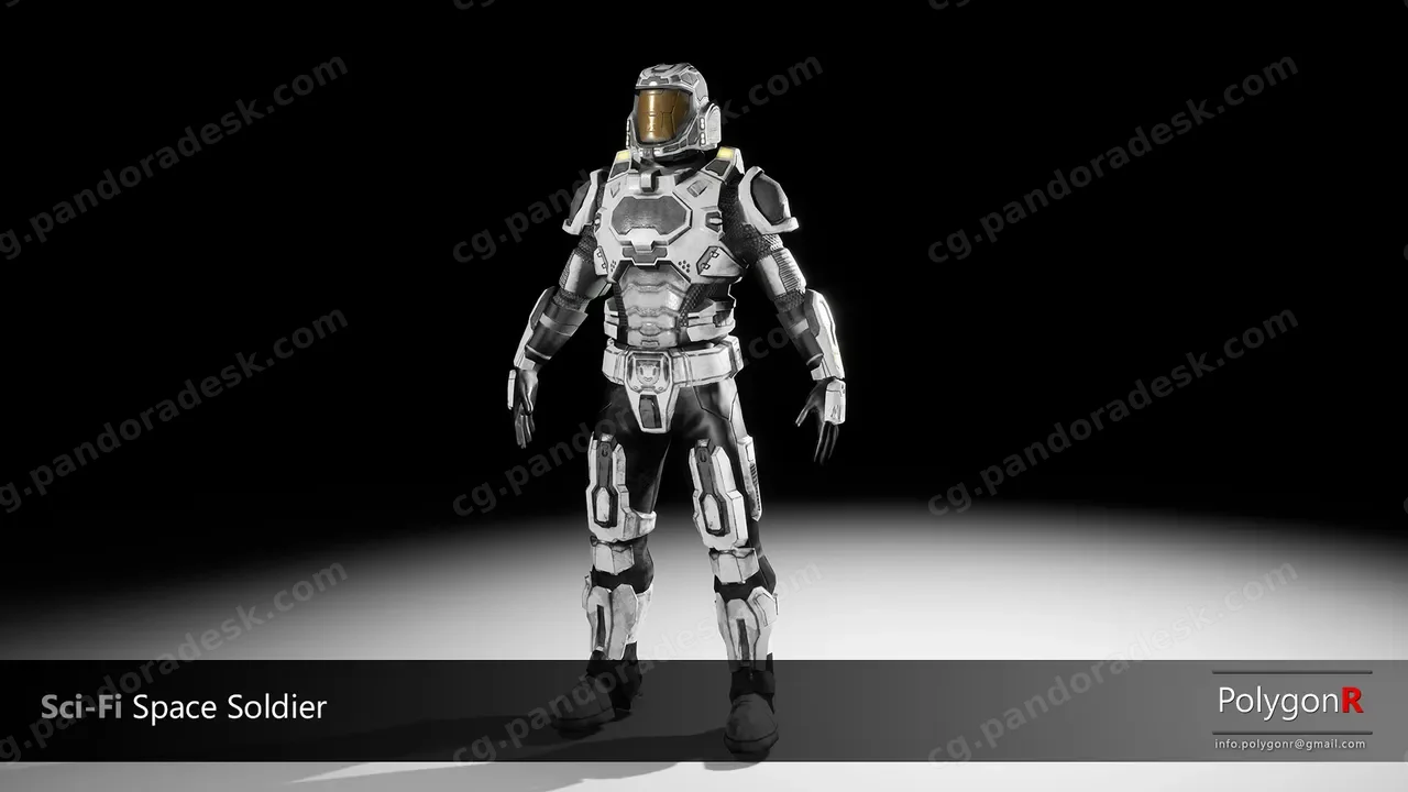 科幻太空战士-Sci Fi Space Soldier