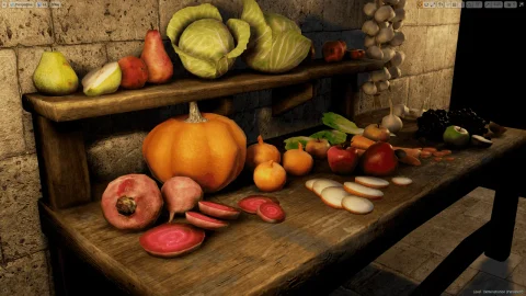 中世纪水果和蔬菜 Medieval Fruits And Vegetables