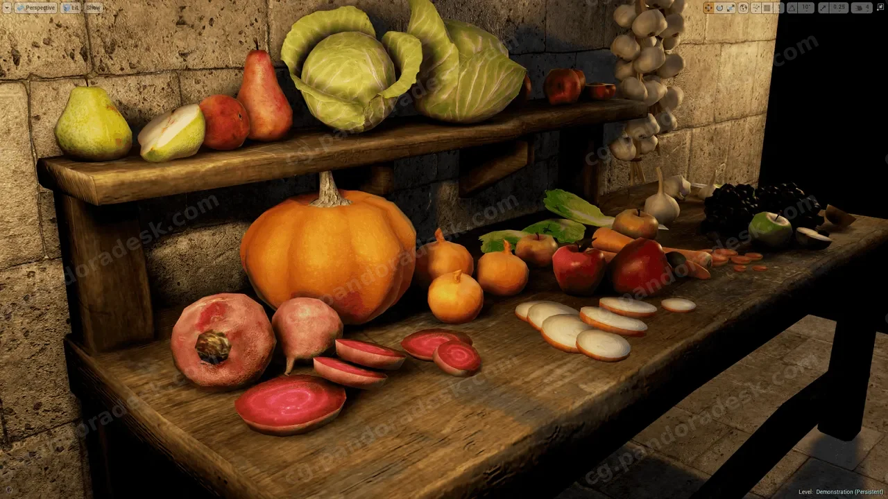 中世纪水果和蔬菜 Medieval Fruits And Vegetables