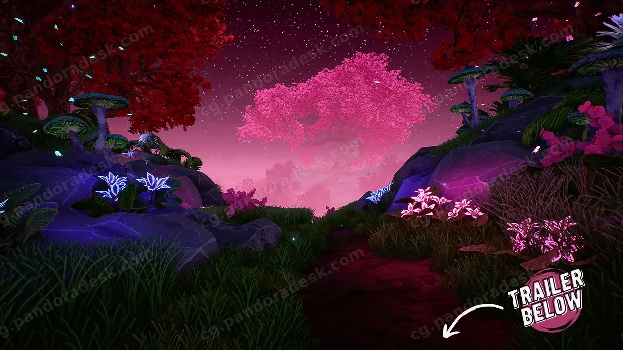 奇幻森林(魔法森林、精灵森林、风格化森林、森林) Fantasy Forest