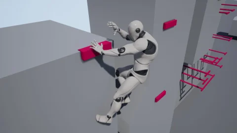 动作冒险攀岩动画包 Action Adventure Ledge Climbing Animation Pack