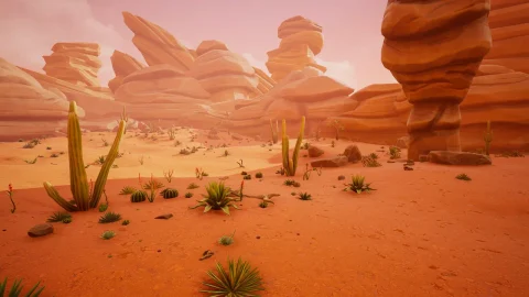 风格化沙漠环境 - Stylized Desert Environment