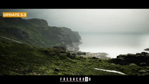 北岛包 4x4公里 - Northern Island Landscape Pack 4x4 km