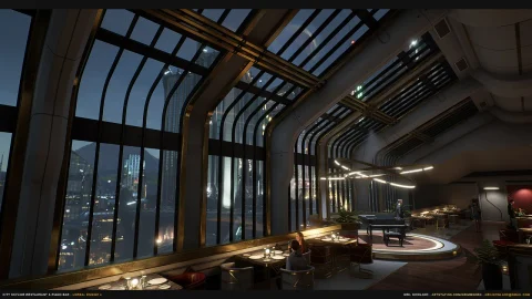 餐厅和钢琴酒吧 - City Skyline Restaurant & Piano Bar