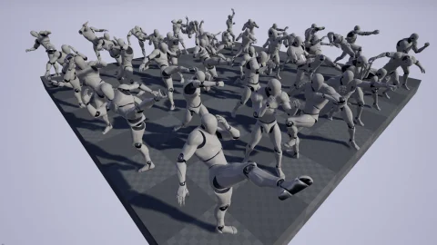 近身格斗搏击动画-Fighting Animset Pro