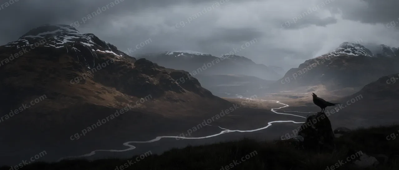 苏格兰山脉地形包 Scotland Mountains Terrain Pack