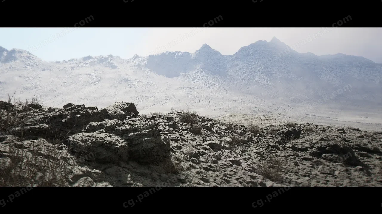 熔岩山脉景观 - LAVA MOUNTAINS LANDSCAPE