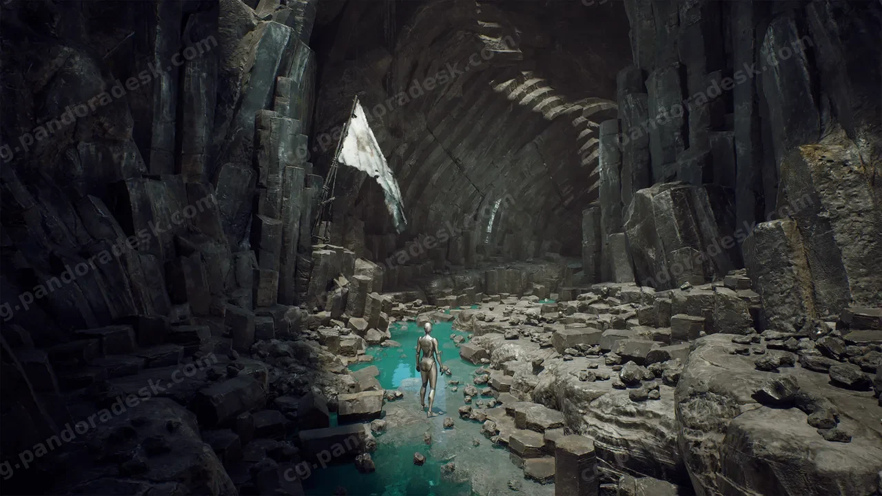 深海石窟洞穴地下场景 Abyssal Grottos Caves
