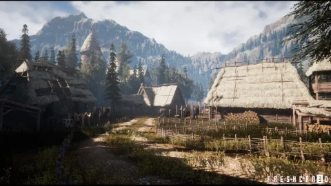 中世纪村庄 - Medieval Village Megapack with Interiors