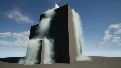 瀑布水流特效-SHADERSOURCE - Waterfall Tool