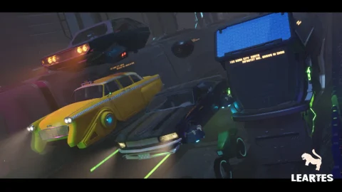 可驾驶赛博朋车辆套装 7件套 - Driveable / Animated Cyberpunk / Futuristic Vehicles Set ( Set of 7 )