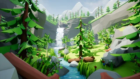 风格化场景合集-Lowpoly Style Ultra Pack