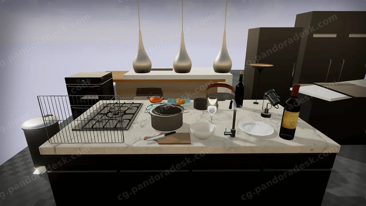 现代家庭厨房-Modern Kitchen Pack