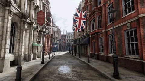维多利亚街景-Victorian Street
