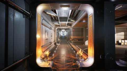 未来室内科幻场景-Sci-fi Rooms and Corridors Interior Kit