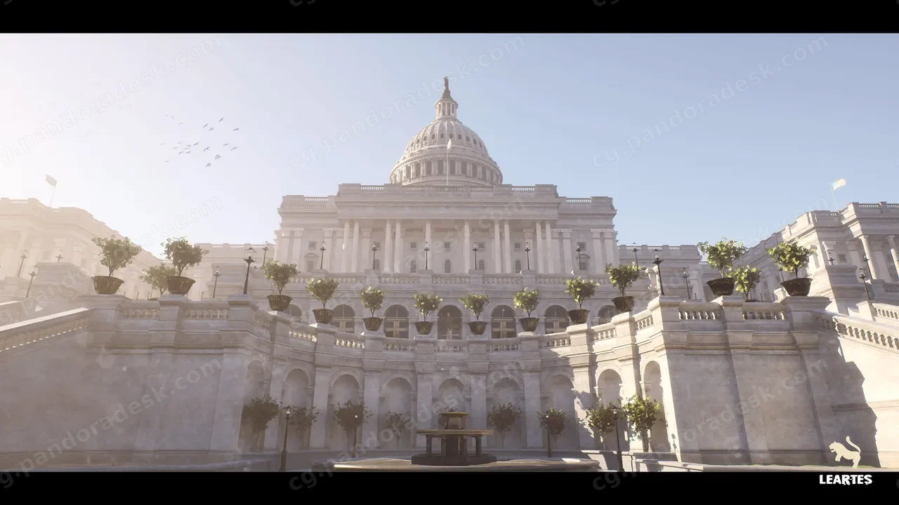 美国国会大厦外部环境 - US Capitol Exterior Environment