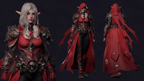 死亡弓箭手女孩莫甘娜 - Death Archer Girl Morgana