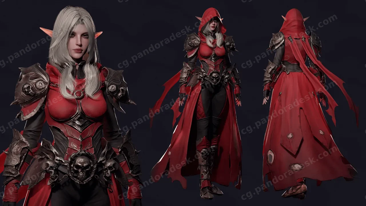 死亡弓箭手女孩莫甘娜 - Death Archer Girl Morgana