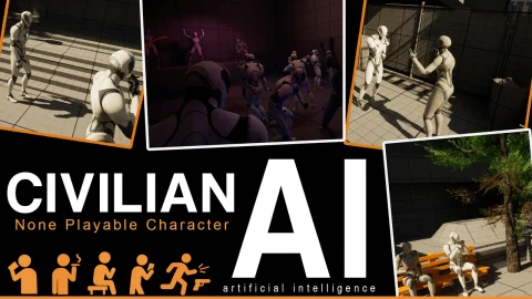 民用 NPC 人工智能 - Civilian NPCs AI