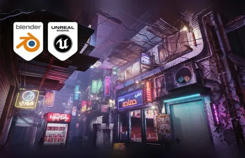 开罗市赛博朋克街道 - Cairo City Cyberpunk Streets