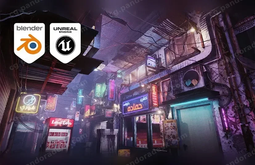 开罗市赛博朋克街道 - Cairo City Cyberpunk Streets