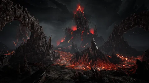 地下火山熔岩世界场景 Brushify - Underworld Pack