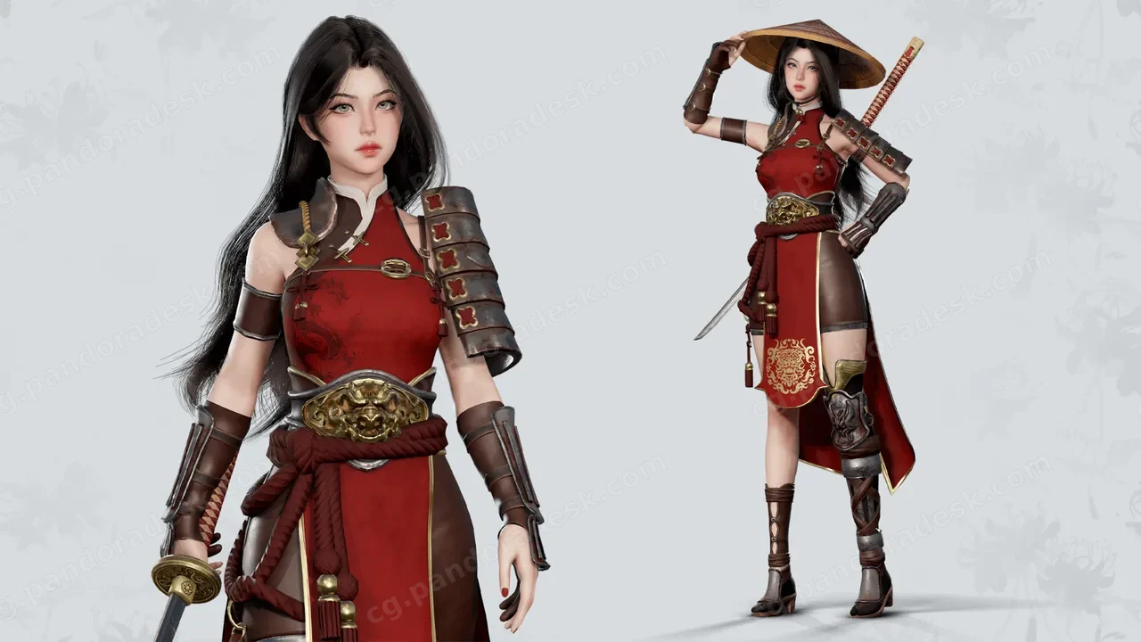 武士少女 - Samurai Girl Tomoe