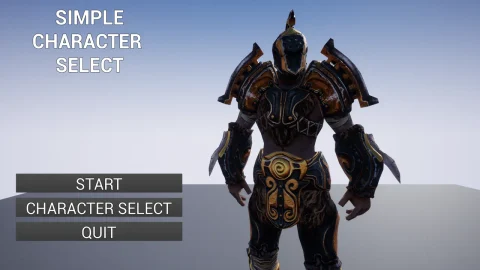 简单角色选择 Simple Character Select