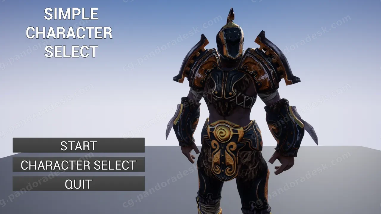 简单角色选择 Simple Character Select