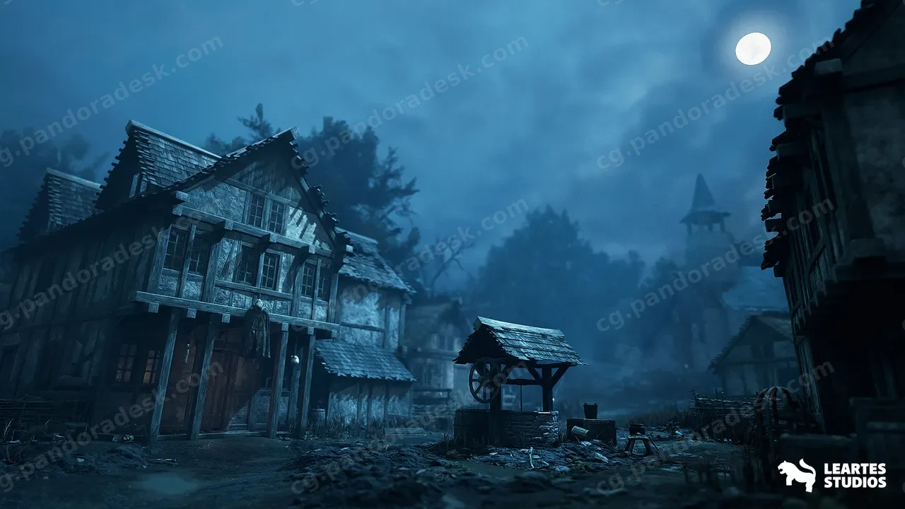 中世纪恶魔村庄 Demonic Village Environment