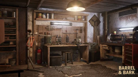 自行车维修商店场景-Bicycle Repair Shop