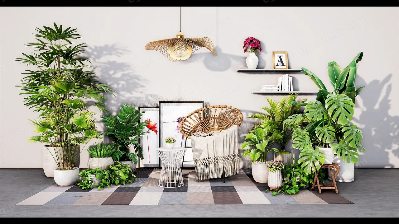 盆栽植物包 - PottedPlantPack2