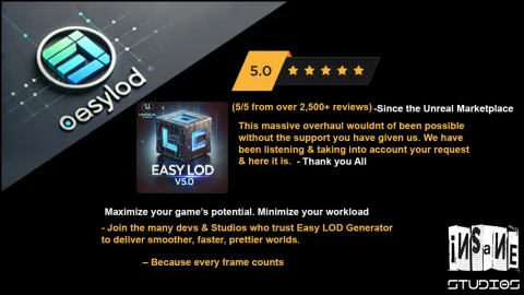 轻松LOD生成器插件 Easy LOD Maker V5.0