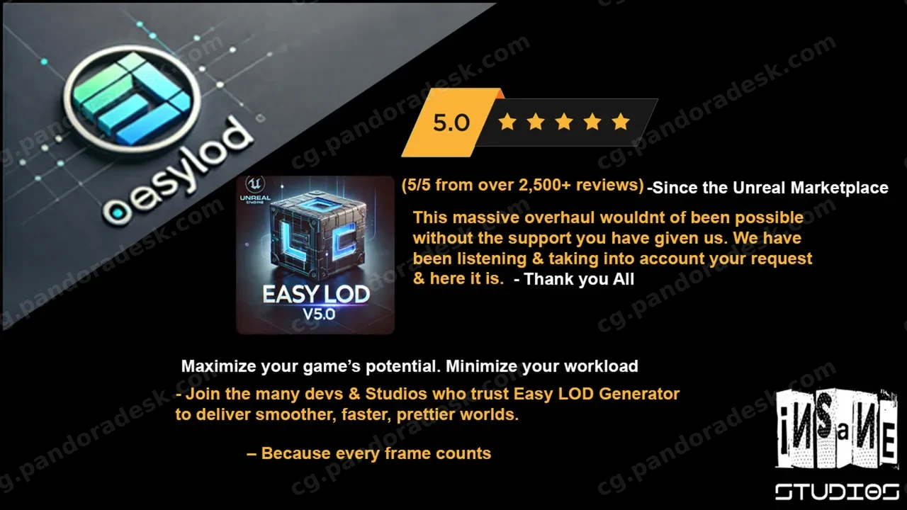 轻松LOD生成器插件 Easy LOD Maker V5.0