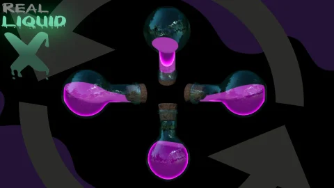 实时流体液体特效 - Real Liquid X - Liquid Material & Blueprint