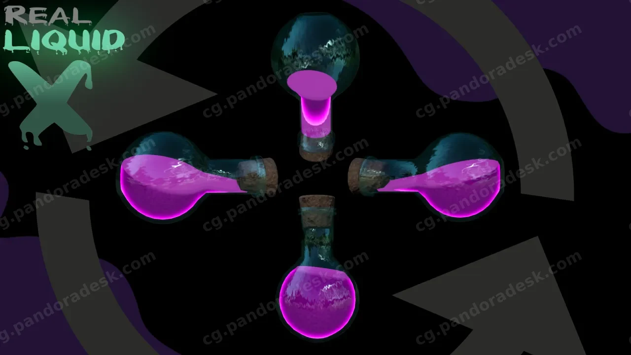实时流体液体特效 - Real Liquid X - Liquid Material & Blueprint