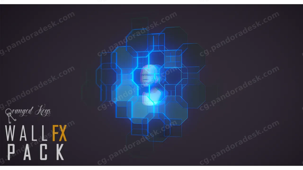 科幻能量防护墙特效-Wall FX pack