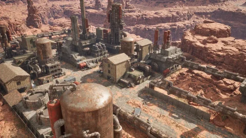 末日后启示录炼油厂 - Post Apocalyptic Refinery