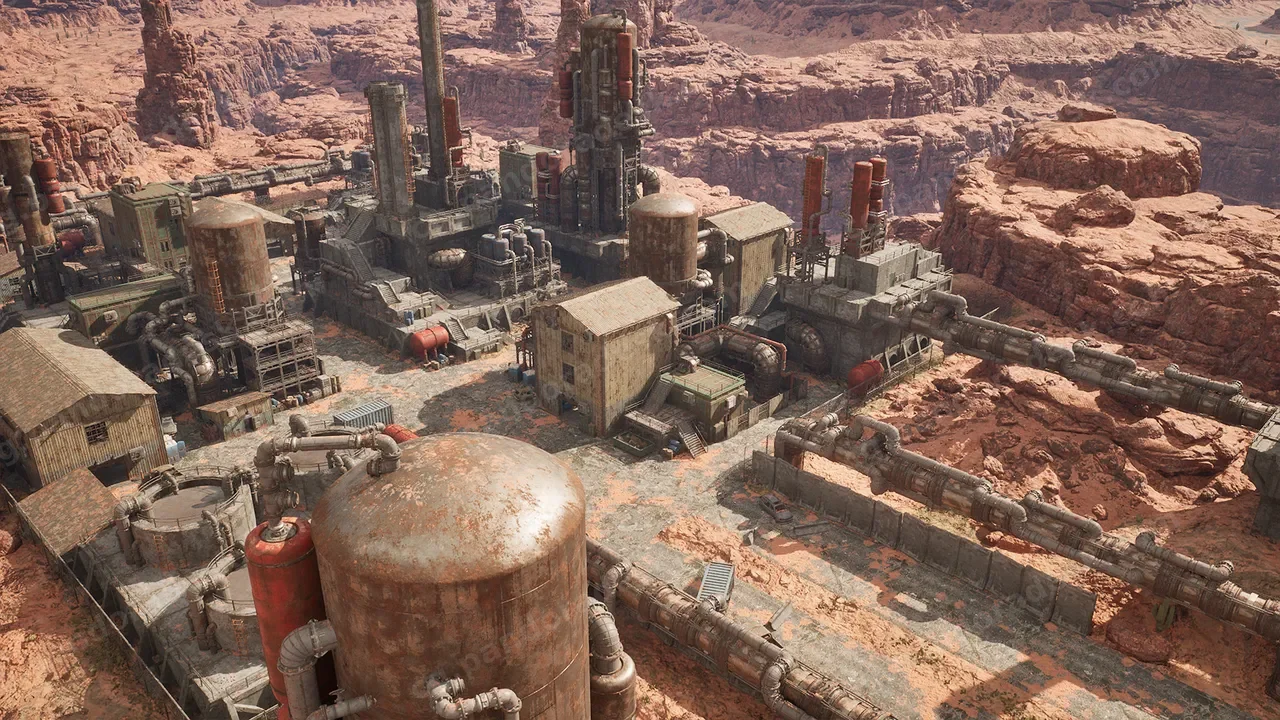 末日后启示录炼油厂 - Post Apocalyptic Refinery