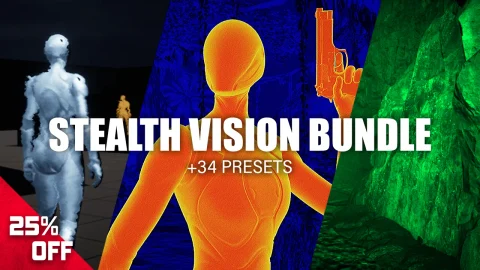潜行隐形夜视透视材质 - Stealth Vision Bundle (34 Presets)