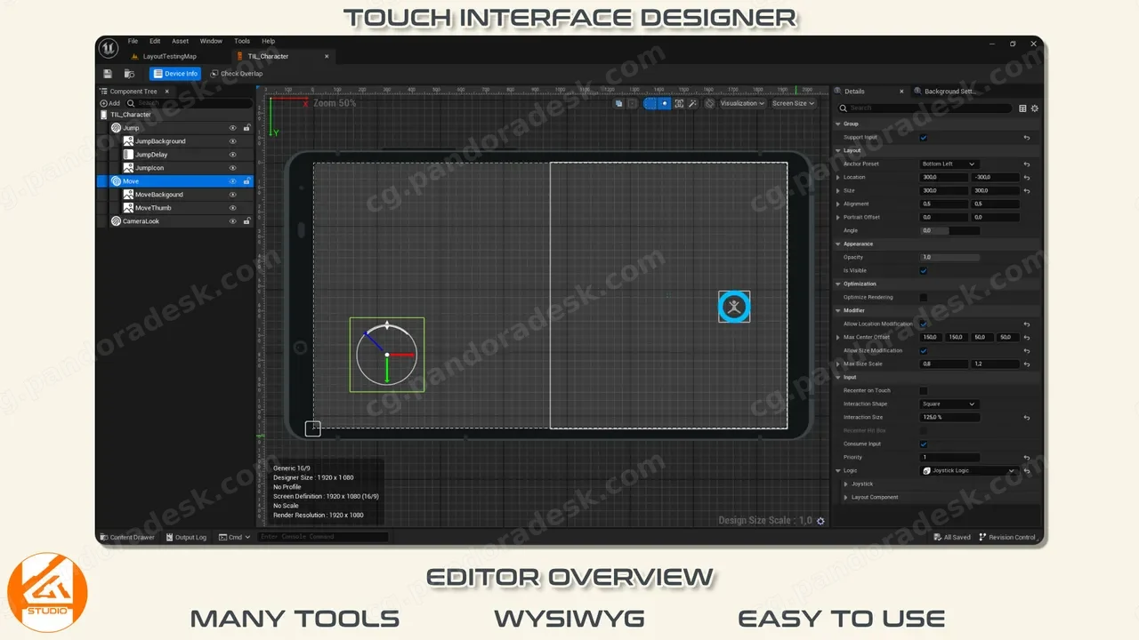 触摸界面设计插件-Touch Interface Designer