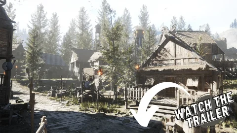 模块化维京村 - Modular Viking Village - Medieval Town - Medieval Village - Fantasy Village